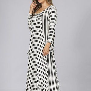 maxi dress (d450-2line)